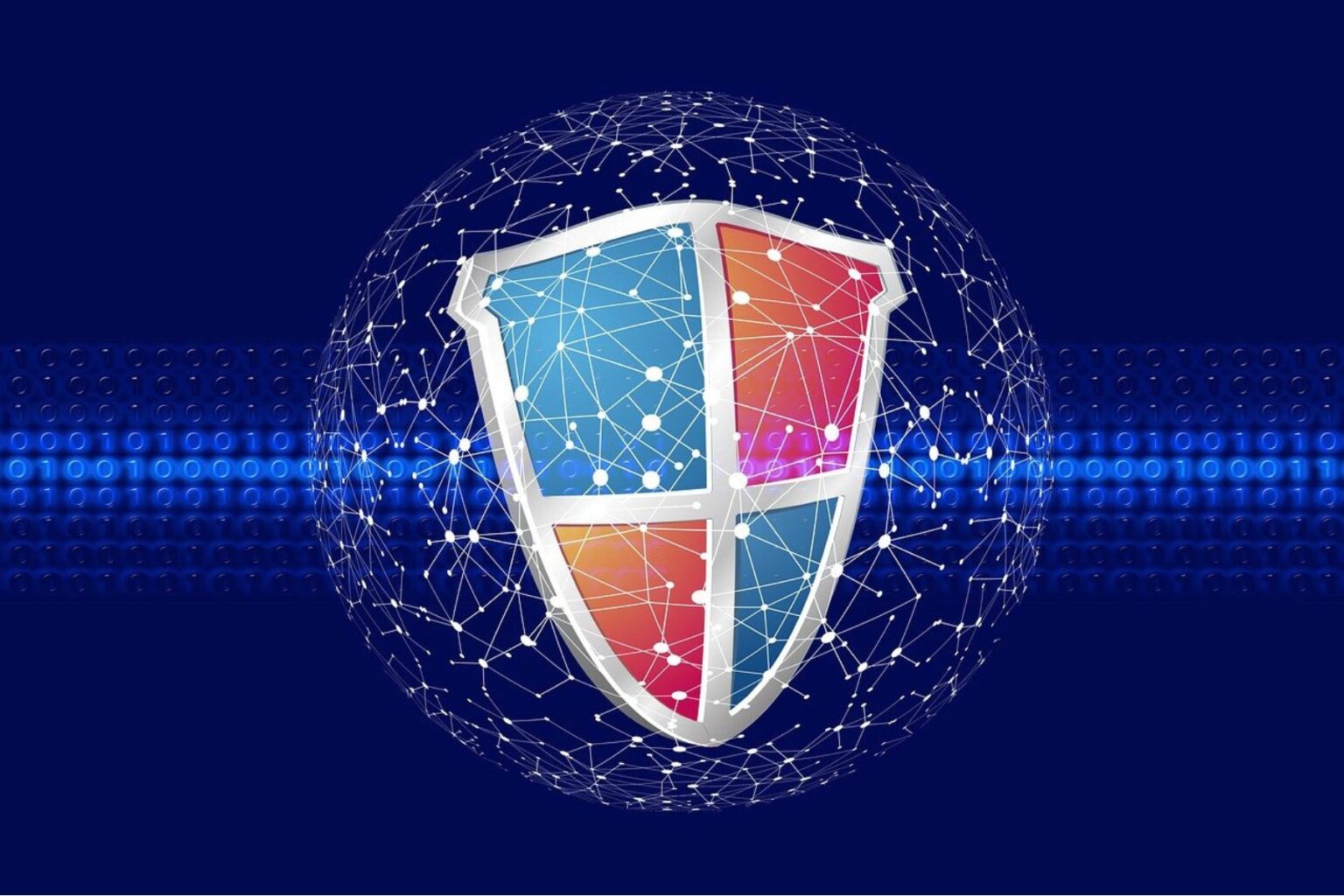 Infografik zu Ransomware-Schutzmaßnahmen für KMU 2026 inklusive Mailserver-Härtung und NIS2-Compliance.